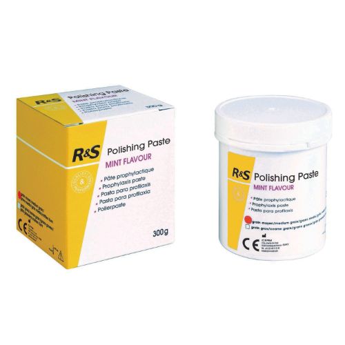 R&S Polishing Paste Medium Grit, Mint (300g) Smilesmith Dental