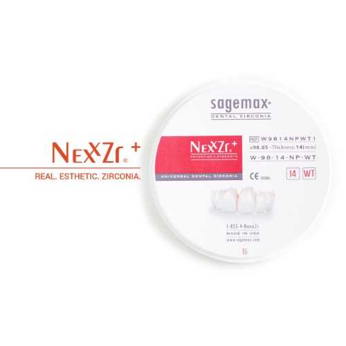 Sagemax Zirconia NexxZr Plus Shaded W-98/18mm A1