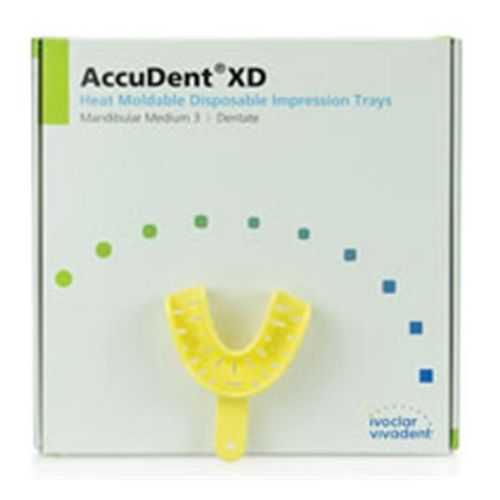 Ivoclar Vivadent AccuDent XD Edentulous Impression Trays, Mandibular