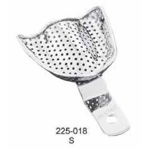 Full Denture Upper Impression Tray S (Stainless Steel, Perforated)